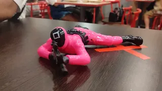 Squid game guard toy
