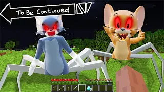 SPIDER JARRY.EXE vs SPIDER SCARY TOM in MINECRAFT ! Scary Jerry vs Tom - GAMEPLAY Movie Traps