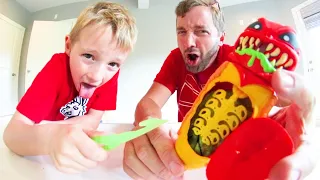 Father & Son DISSECT GROSS ALIEN BUG !? / Treasure Inside!?