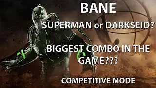 Injustice 2: Bane biggest 1300 damage combo. Darkseid vs Superman - who takes more damage???