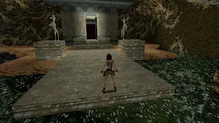 Tomb Raider 1 Remastered level 9 boss easy, pistols 😎😎❤️❤️❤️❤️😎😎