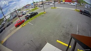 Violent Temple Hills crash involving a motorcycle caught on camera | FOX 5 DC