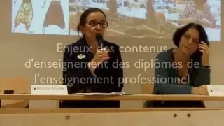 F. Maillard et B. Trocmé :  Enjeux des contenus d'enseignement des diplômes