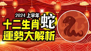 林海陽 準！準！準！2024生肖「蛇」上半年運勢詳解..快看.！！