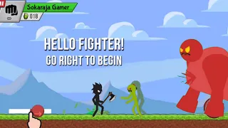 New Fighter!! Stickman vs Zombies GAMEPLAY Chapter 1 Level 1-10 | BOSS