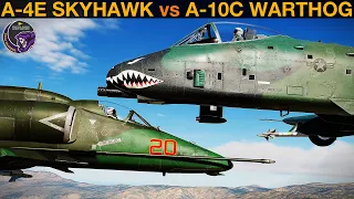 A-4E Skyhawk vs A-10C Thunderbolt II: Dogfight | DCS