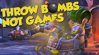 DotA 2 Techies - Throw Bombs NOT Games - Funny Moments!