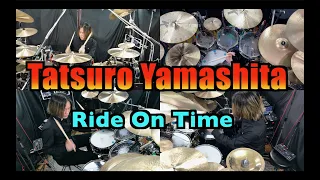 概要欄楽譜販売 Tatsuro Yamashita - Ride On Time　山下達郎　ライドオンタイム　叩いてみた。　ドラムは青山 純さん シティポップ japanese city pop