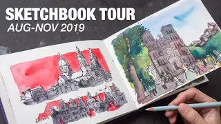 Sketchbook Tour (Aug to Nov 2019)