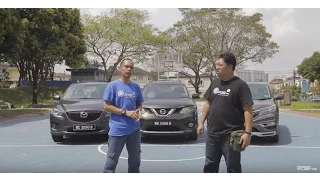 Honda CR-V vs Nissan X-Trail vs Mazda CX-5  - Roda Pusing Review