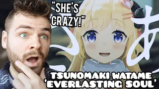 First Time Hearing Tsunomaki Watame "Everlasting Soul" | Hololive | Reaction