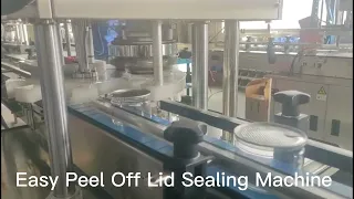 Easy Open Lid Sealing Machine ,Automatic Can Seaming Machine , PET jar Sealer Equipment Factory