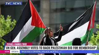UN Gen Assembly Votes To Accept Full Membership Of Palestine