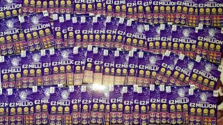 FULL £300 PACK LIVE!! 2 MIL NEW SCRATCH CARDS 😈 @glitteryboxscratchies