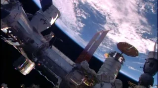 ISS - Space X Dragon CRS-8 berthing docking and installation with BEAM full coverage