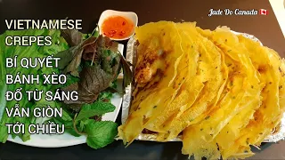 🇨🇦 Bí quyết pha bột bánh xèo giòn cả ngày, bảo đảm chưa ai biết [ENG SUB] Vietnamese crepe