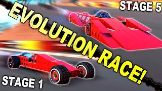 We Used Evolution to Create The Best Dragster! - Trailmakers Multiplayer