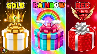 Gold 🌟vs Rainbow 🌈 vs Red 💖 Choose Your Gift  🎁 Elige Tu Regalo 🎁 Escolha Seu Presente 🎁 #13