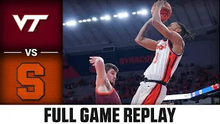 Virginia Tech vs. Syracuse Full Game Replay | 2023-24 ACC Men's Basketball