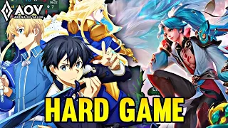 AOV : ALLAIN/KIRITO GAMEPLAY | HARD GAME - ARENA OF VALOR