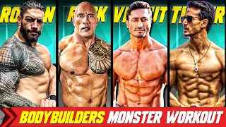 Tiger Shroff Vs Vidyut Jamwal Vs The Rock vs Roman Reigns Workout | Blockbuster Battes