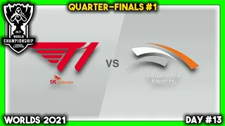 Worlds 2021 | Quarter-Finals #1: T1 vs HLE (Live-View #11 | Day #13: Playoffs Day 1)