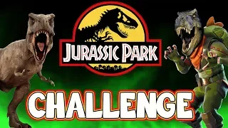 FORTNITE JURASSIC PARK CHALLENGE! (Fortnite Battle Royale)