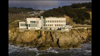 Drone views of the Cliff House in San Francisco