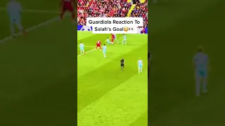 Pep Guardiola Crazy reaction to Salahs goal (MUST WATCH!)