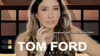 TOM FORD TIGER EYE Eyeshadow Quad Review Swatches Comparisons NEW TOM FORD CREME Eyeshadow Formula