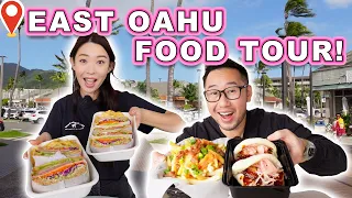 What To Eat in EAST OAHU! || [Hawaii Kai, Hawaii] Local Food, Manapua, Dumplings, Shave Ice & More!