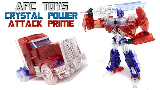 APC Toys APC 003 Crystal Power Attack Prime TFP Optimus Prime Review