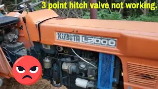 3 point hitch control problem Kubota L2000