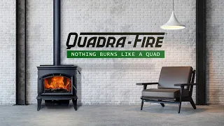 Quadra-Fire slow combustion wood fireplaces