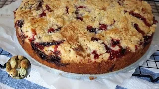 Сливовая бомба! Немецкий пирог со сливами /Pflaumenkuchen,очень  вкусно!