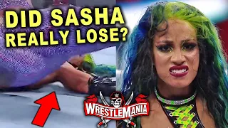 Real Reason Why Sasha Banks Lost at WrestleMania 37 After Botched Pinfall to Bianca Belair