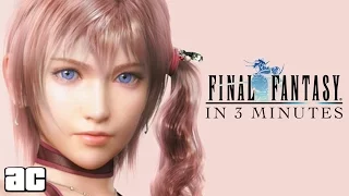 ENTIRE Final Fantasy Chronology in 3 Minutes! (Final Fantasy Animation)