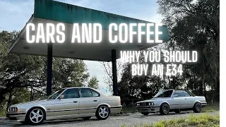 Cars and Coffee (vlog): BMW E34 pros, cons, and more!