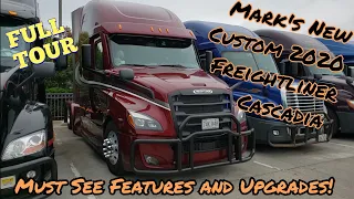Tour of Highly Customized 2020 Freightliner Cascadia Evolution - Inside and Out - Prime Inc