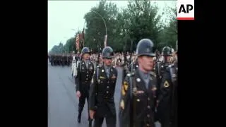 SYND 16/05/71 THE ANNUAL ALLIED MILITARY PARADE IN BERLIN