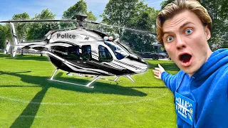 POLICE HELICOPTER CAME FOR US! *WE GOT AWAY*