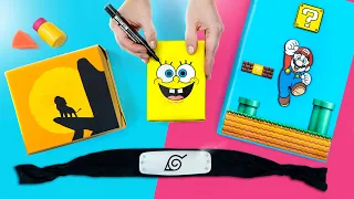 10 CAIXAS DE PRESENTES CRIATIVAS E DIVERTIDAS 📺 Bob Esponja, Rei Leão, Super Mario, Naruto