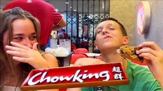 Chowking or Choking? American Teens try Chowking Filipino Restaurant at the SM Seaside Mall