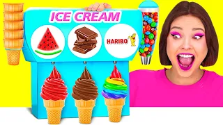 Helado Misterioso Desafío | Desafíos de Comida Divertida HAHANOM Challenge