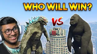 GTA 5  : GODZILLA VS KING KONG (WHO WILL WIN?)