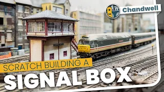 Signal Box at last! Making a signal box from cheap and simple materials - Scratch built model