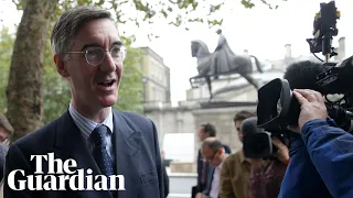 ‘Your daddy is a horrible person’ protesters shout at Jacob Rees-Mogg's children