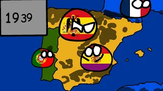 History of Spain (1900-2023) Countryballs (mapping)