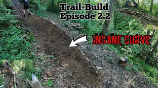 Wir bauen eine Kurve für unsere Anfahrt | Trail-Build Episode 2.2 //MTB Christian