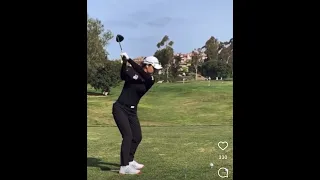 Minjee Lee slow motion golf swing motivation! #shorts #golfshorts #bestgolf #alloverthegolf